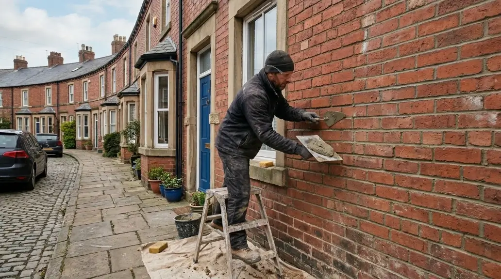 Repointing brickwork Rochdale