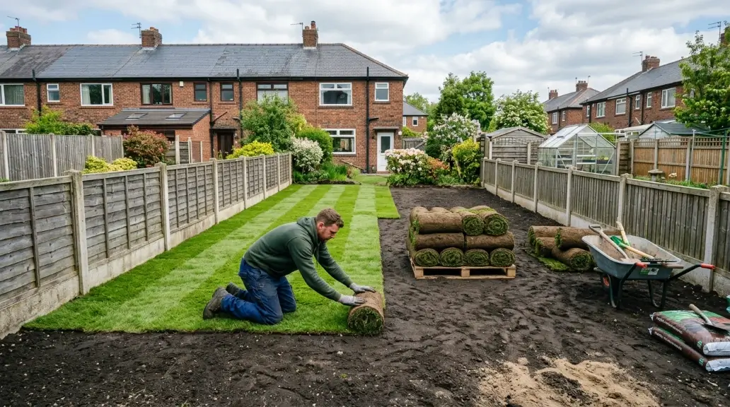 Turfing lawn Rochdale