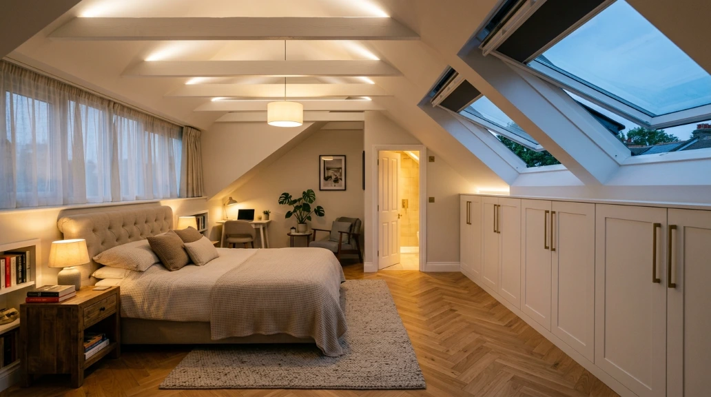 Loft conversion bedroom Rochdale