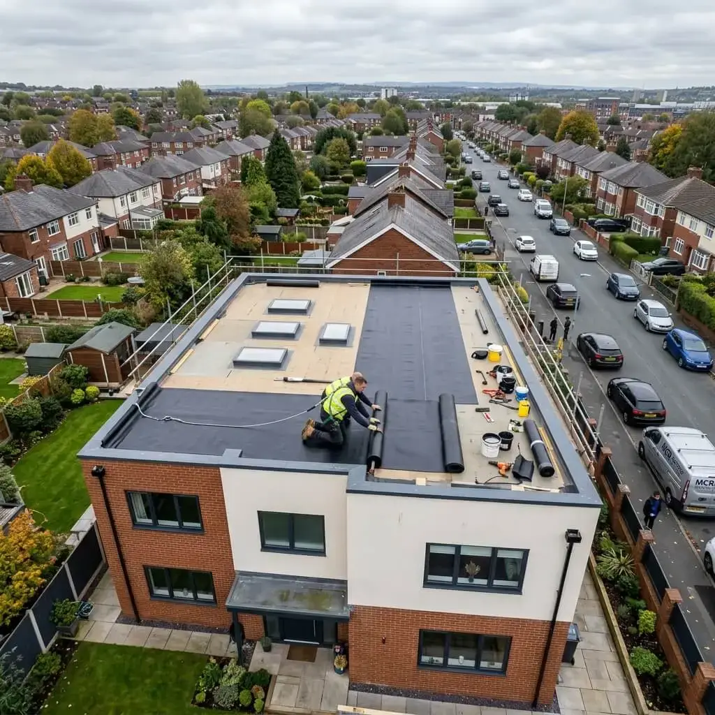Flat roofing installation Rochdale